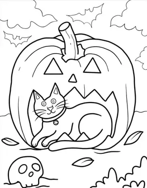 Adorable Cat Coloring Pages: A Purr-fectly Fun Activity for Kids - 11