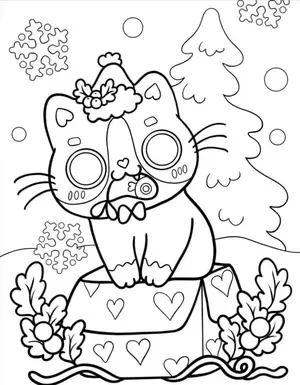 Adorable Cat Coloring Pages: A Purr-fectly Fun Activity for Kids - 15