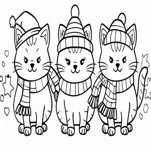 Adorable Cat Coloring Pages: A Purr-fectly Fun Activity for Kids - 25