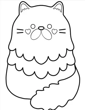 Adorable Cat Coloring Pages: A Purr-fectly Fun Activity for Kids - 26