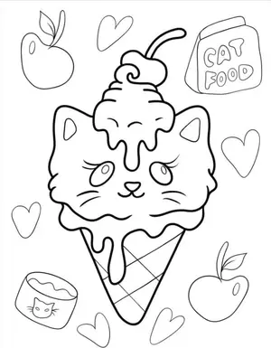 Adorable Cat Coloring Pages: A Purr-fectly Fun Activity for Kids - 31