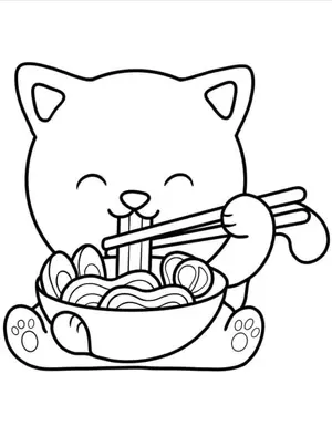 Adorable Cat Coloring Pages: A Purr-fectly Fun Activity for Kids - 45