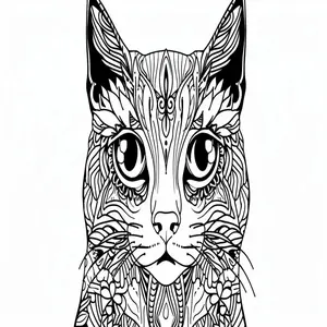 Adorable Cat Coloring Pages: A Purr-fectly Fun Activity for Kids - 48