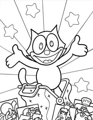 Adorable Cat Coloring Pages: A Purr-fectly Fun Activity for Kids - 51