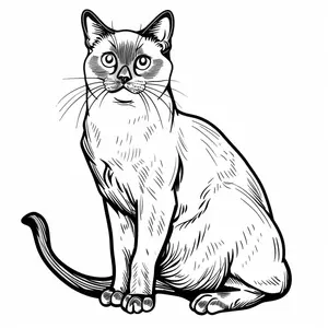 Adorable Cat Coloring Pages: A Purr-fectly Fun Activity for Kids - 57