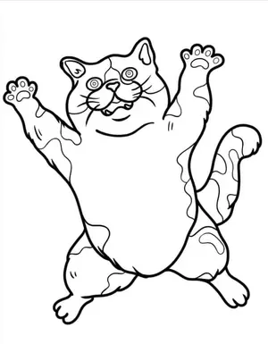 Adorable Cat Coloring Pages: A Purr-fectly Fun Activity for Kids - 5