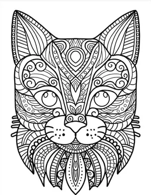 Adorable Cat Coloring Pages: A Purr-fectly Fun Activity for Kids - 61