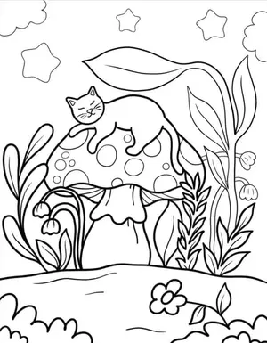 Adorable Cat Coloring Pages: A Purr-fectly Fun Activity for Kids - 63