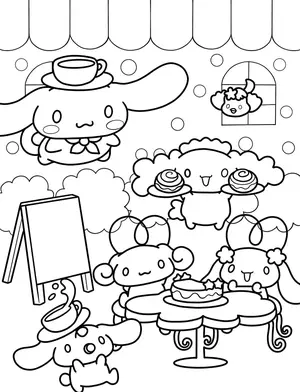 Magical Cinnamoroll Coloring Pages: A Creative Journey for Kids and Moms - 0