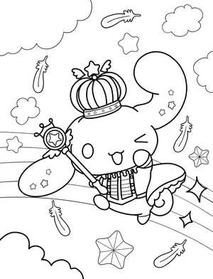 Magical Cinnamoroll Coloring Pages: A Creative Journey for Kids and Moms - 1