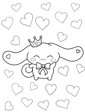 Magical Cinnamoroll Coloring Pages: A Creative Journey for Kids and Moms - 19