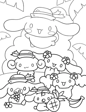 Magical Cinnamoroll Coloring Pages: A Creative Journey for Kids and Moms - 21