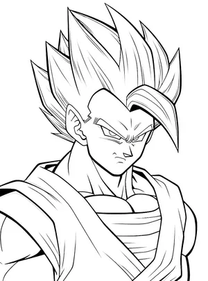 Unleash Your Child's Inner Saiyan with Goku Coloring Pages - 19