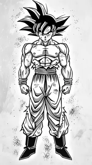 Unleash Your Child's Inner Saiyan with Goku Coloring Pages - 28