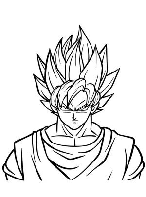 Unleash Your Child's Inner Saiyan with Goku Coloring Pages - 30