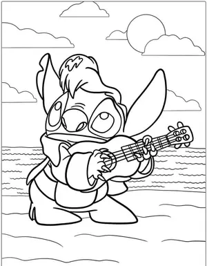 Heartwarming Lilo & Stitch Coloring Pages for Fun and Creative Kids - 0