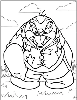 Heartwarming Lilo & Stitch Coloring Pages for Fun and Creative Kids - 10