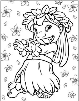 Heartwarming Lilo & Stitch Coloring Pages for Fun and Creative Kids - 14