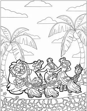 Heartwarming Lilo & Stitch Coloring Pages for Fun and Creative Kids - 15