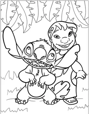 Heartwarming Lilo & Stitch Coloring Pages for Fun and Creative Kids - 17