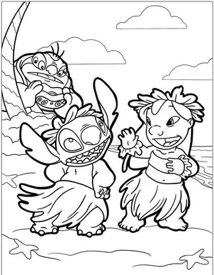 Heartwarming Lilo & Stitch Coloring Pages for Fun and Creative Kids - 26