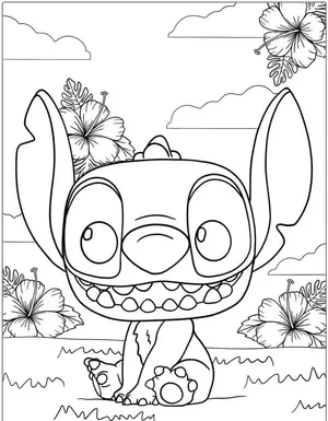 Heartwarming Lilo & Stitch Coloring Pages for Fun and Creative Kids - 27