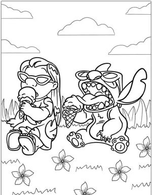 Heartwarming Lilo & Stitch Coloring Pages for Fun and Creative Kids - 29