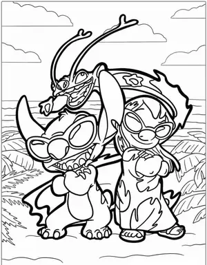 Heartwarming Lilo & Stitch Coloring Pages for Fun and Creative Kids - 35