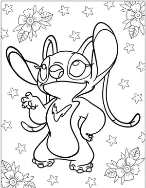 Heartwarming Lilo & Stitch Coloring Pages for Fun and Creative Kids - 44