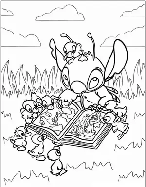 Heartwarming Lilo & Stitch Coloring Pages for Fun and Creative Kids - 48