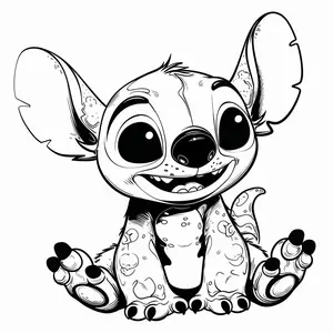 Heartwarming Lilo & Stitch Coloring Pages for Fun and Creative Kids - 4