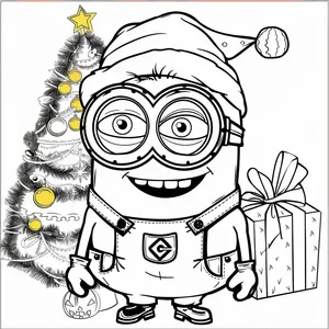 Mischievous Fun with Minion Coloring Pages for Creative Kids - 9