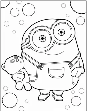 Mischievous Fun with Minion Coloring Pages for Creative Kids - 14