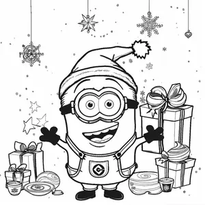 Mischievous Fun with Minion Coloring Pages for Creative Kids - 1