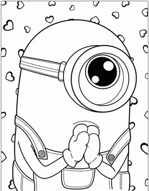 Mischievous Fun with Minion Coloring Pages for Creative Kids - 20