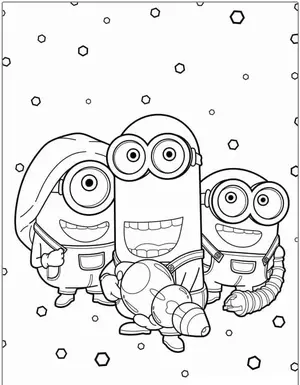 Mischievous Fun with Minion Coloring Pages for Creative Kids - 32