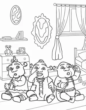 Shrek Coloring Pages: A World of Adventure and Fun for Kids - 16