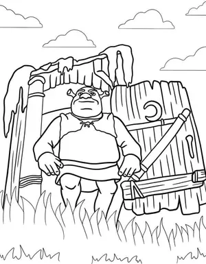 Shrek Coloring Pages: A World of Adventure and Fun for Kids - 20