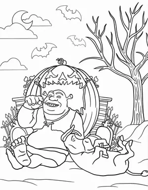 Shrek Coloring Pages: A World of Adventure and Fun for Kids - 23