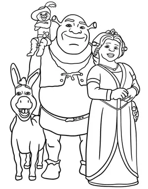 Shrek Coloring Pages: A World of Adventure and Fun for Kids - 30