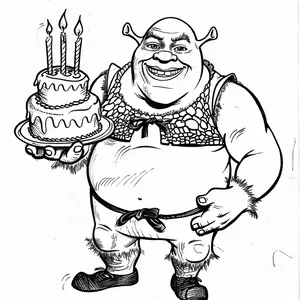 Shrek Coloring Pages: A World of Adventure and Fun for Kids - 32