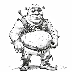 Shrek Coloring Pages: A World of Adventure and Fun for Kids - 41