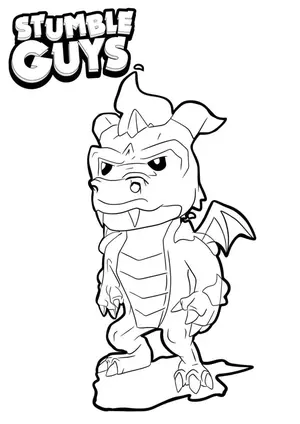 Get Ready for Action with Stumble Guys Coloring Pages - 10