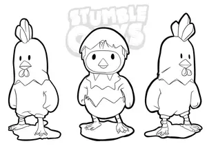 Get Ready for Action with Stumble Guys Coloring Pages - 11