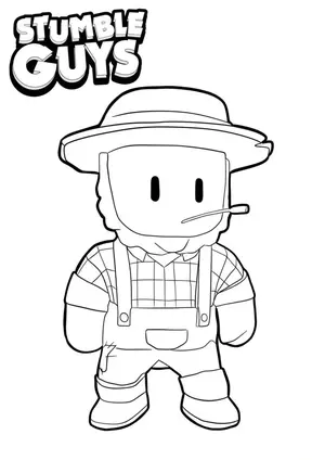 Get Ready for Action with Stumble Guys Coloring Pages - 17