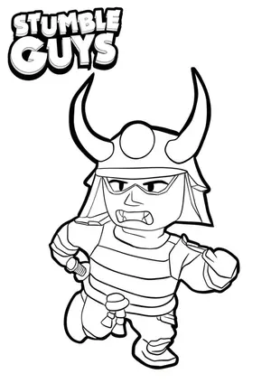 Get Ready for Action with Stumble Guys Coloring Pages - 19