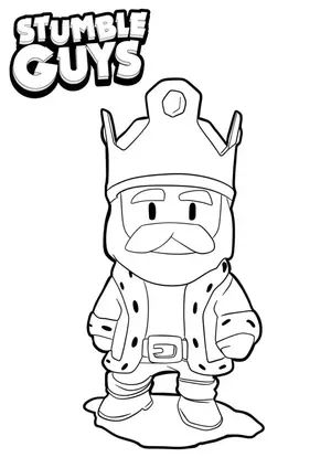 Get Ready for Action with Stumble Guys Coloring Pages - 24