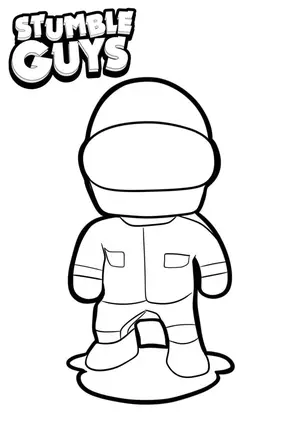 Get Ready for Action with Stumble Guys Coloring Pages - 2