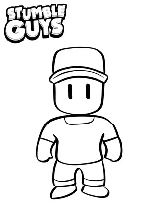 Get Ready for Action with Stumble Guys Coloring Pages - 4