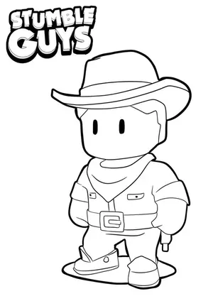 Get Ready for Action with Stumble Guys Coloring Pages - 5